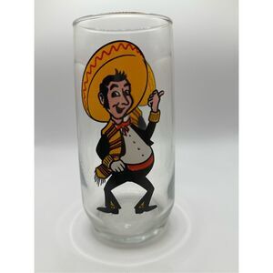 Vintage 1970’s Poncho’s Drinking Glass Advertisement